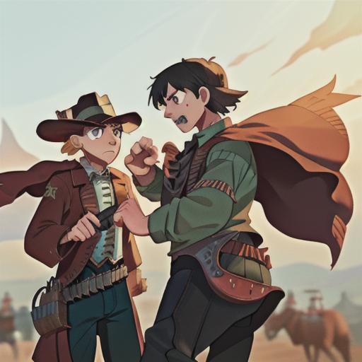 The Wild West Showdown: Arthur's Good Riders vs. Micah's Outlaw Bandits
