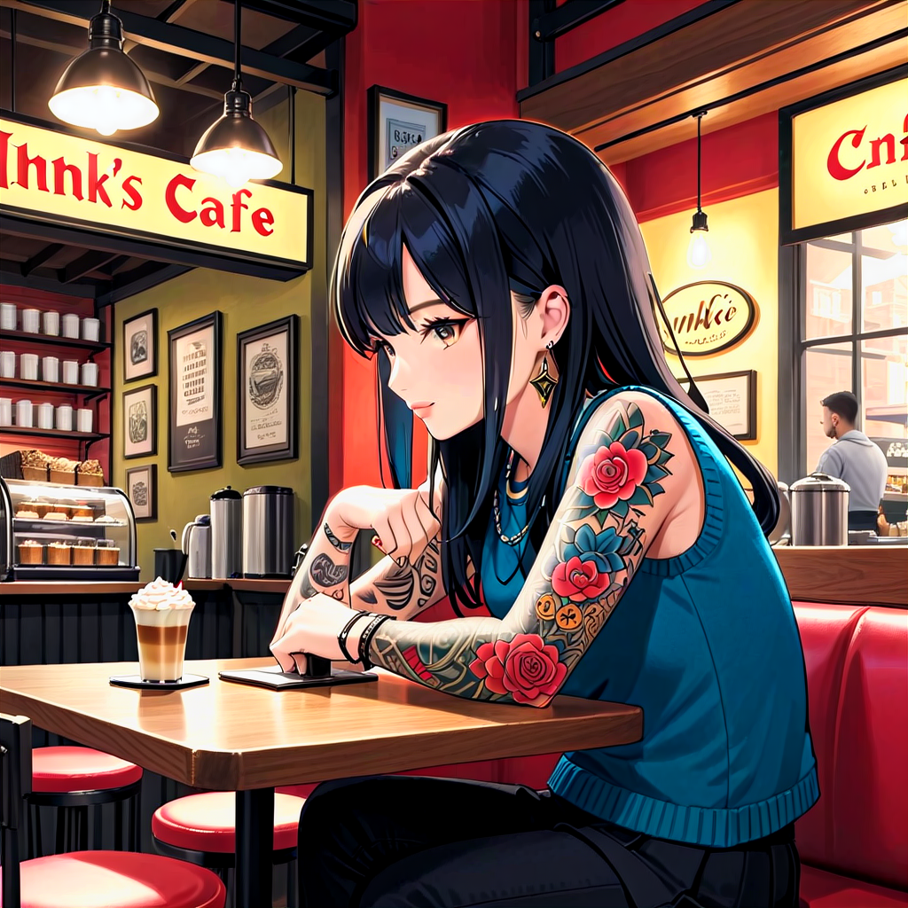 Ink's Café: Friendship, Tattoos, and the Thriving City Buzz