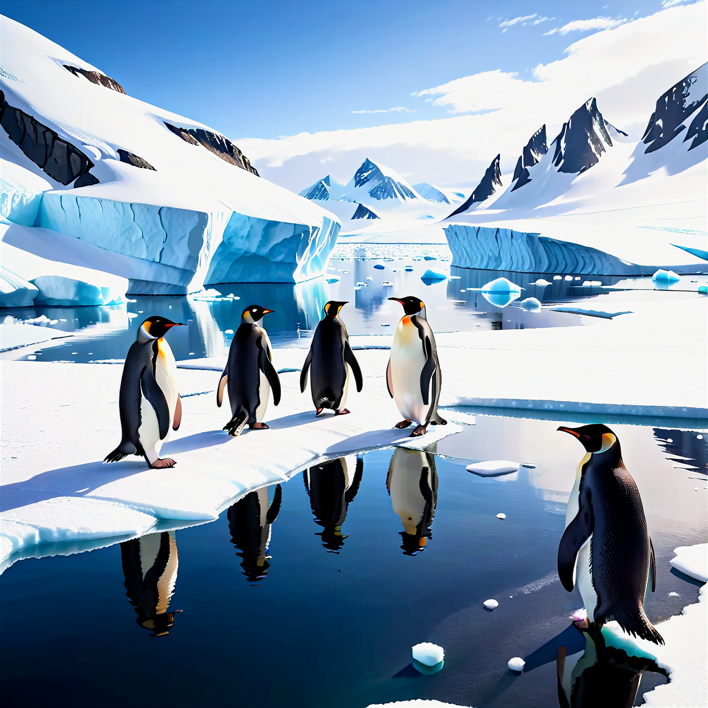Penguins of the Antarctic: Family, Resilience, and Cuteness on Ice