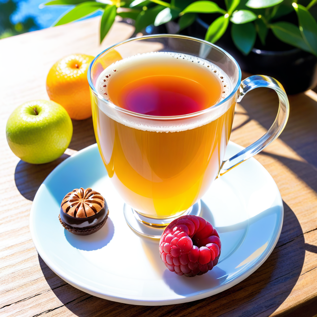 Refreshing Start: Enjoying Morning Tea