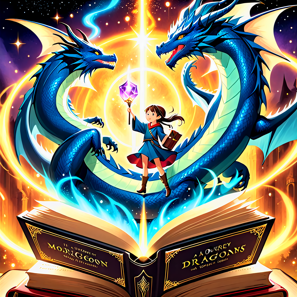 The Magic Book: A Journey of Dragons, Fairies, and Wizards