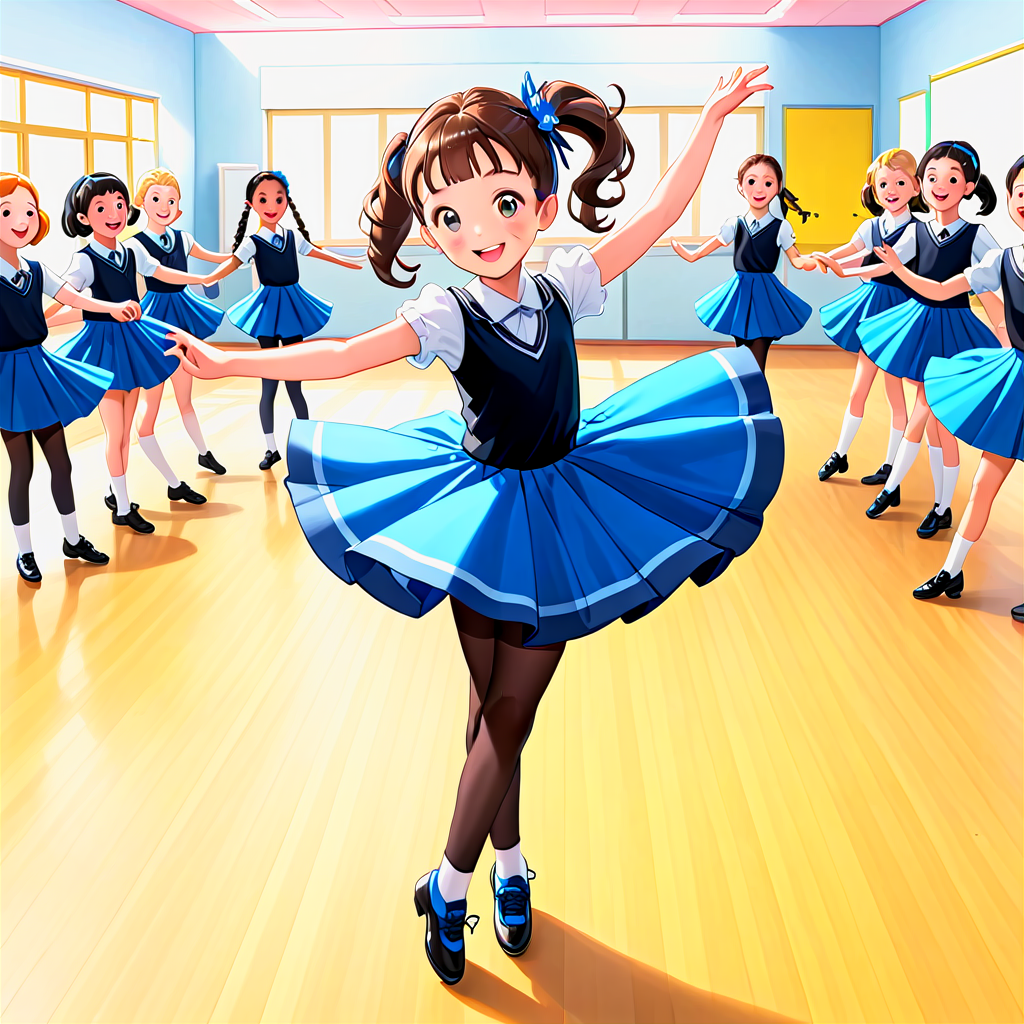 Dance Through Learning: Lily's Fun Journey in English School