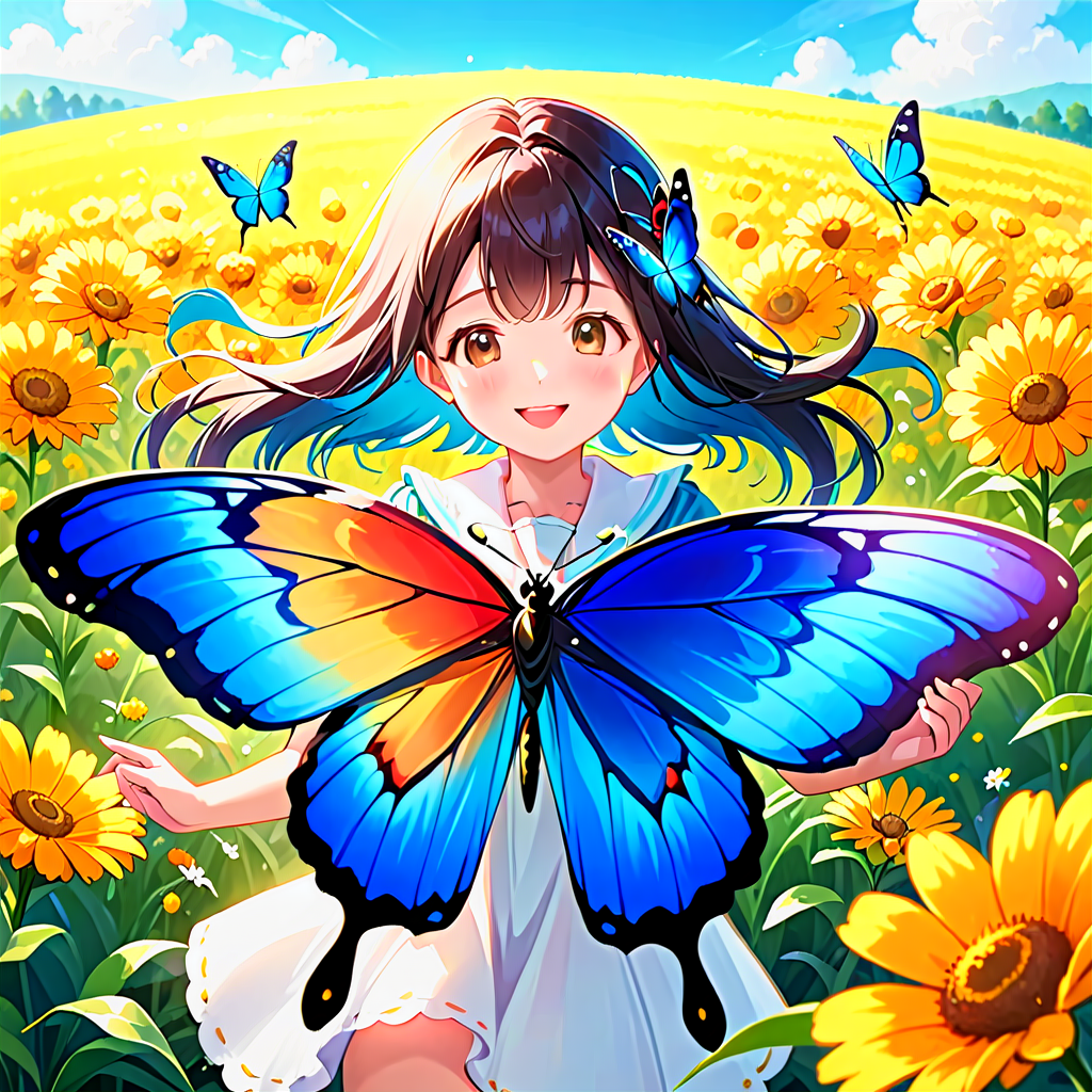 The Magical Butterfly: Spreading Happiness and Joy in the Field
